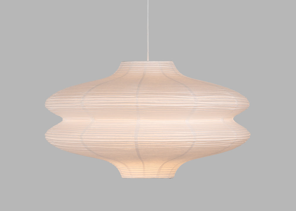 Carta Rice Paper Easyfit Pendant Light White Wide