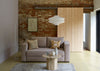 Carta Rice Paper Easyfit Pendant Light White Wide