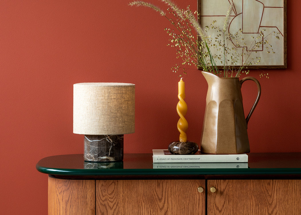 Colonna Marble Table Lamp Cocoa Marble / Standard