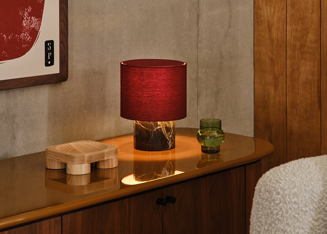 Colonna Marble Table Lamp Cocoa Marble / Standard
