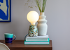 Confetti Glass Table Lamp Turquoise