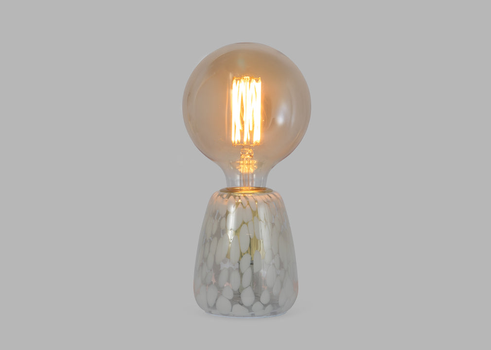 Confetti Glass Table Lamp Turquoise