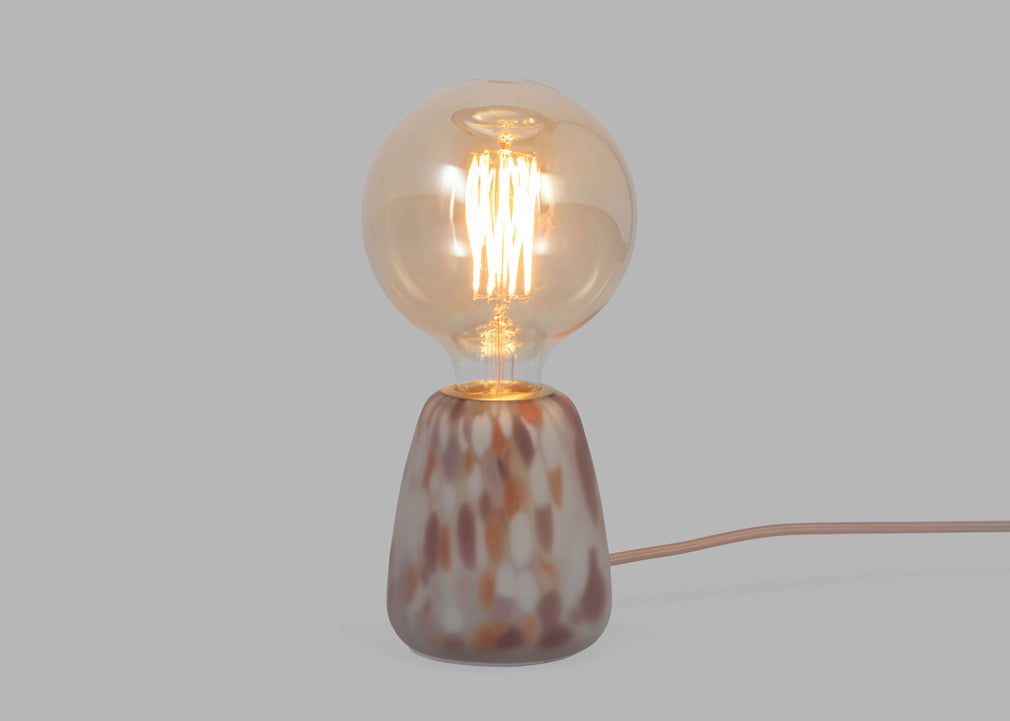 Confetti Glass Table Lamp Turquoise