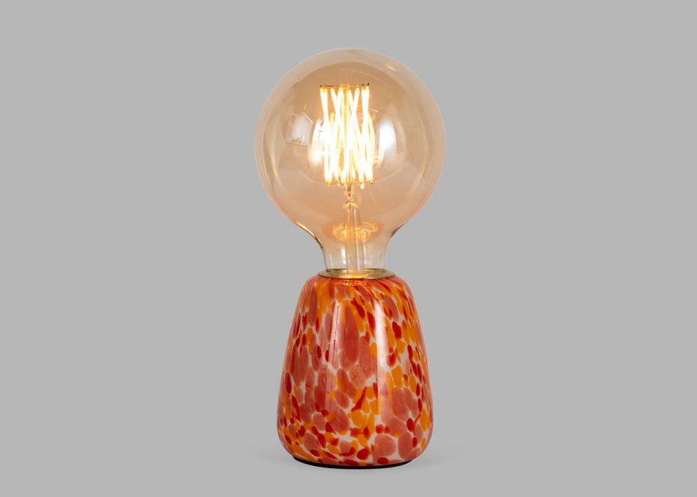 Confetti Glass Table Lamp Turquoise
