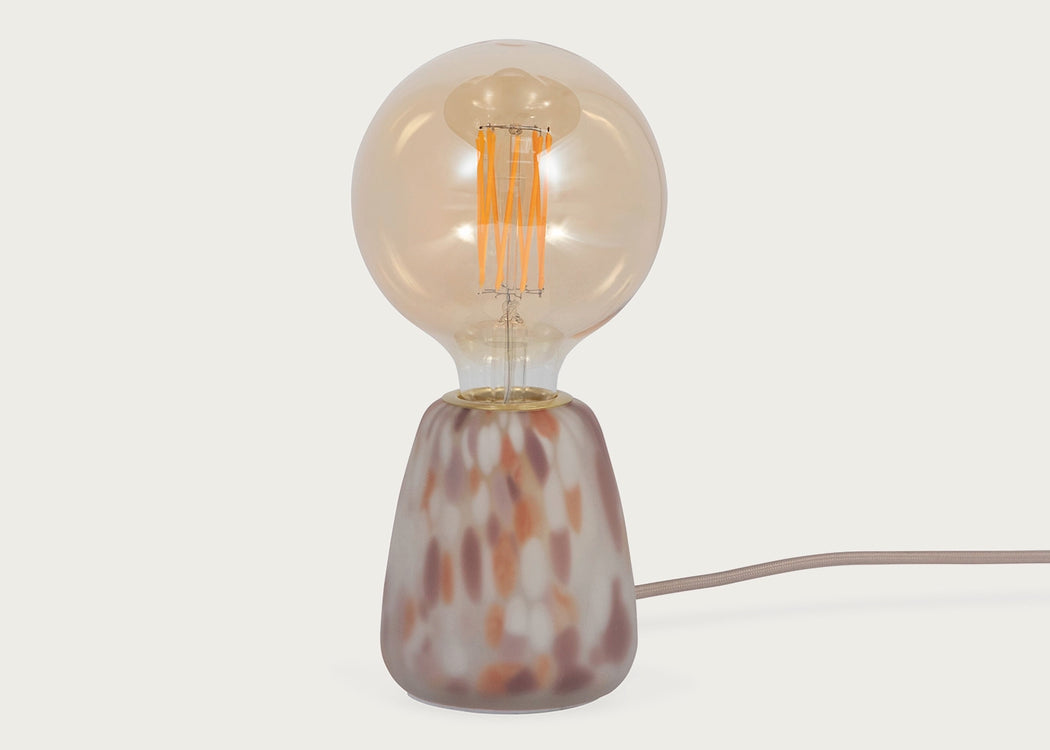 Confetti Glass Table Lamp Turquoise