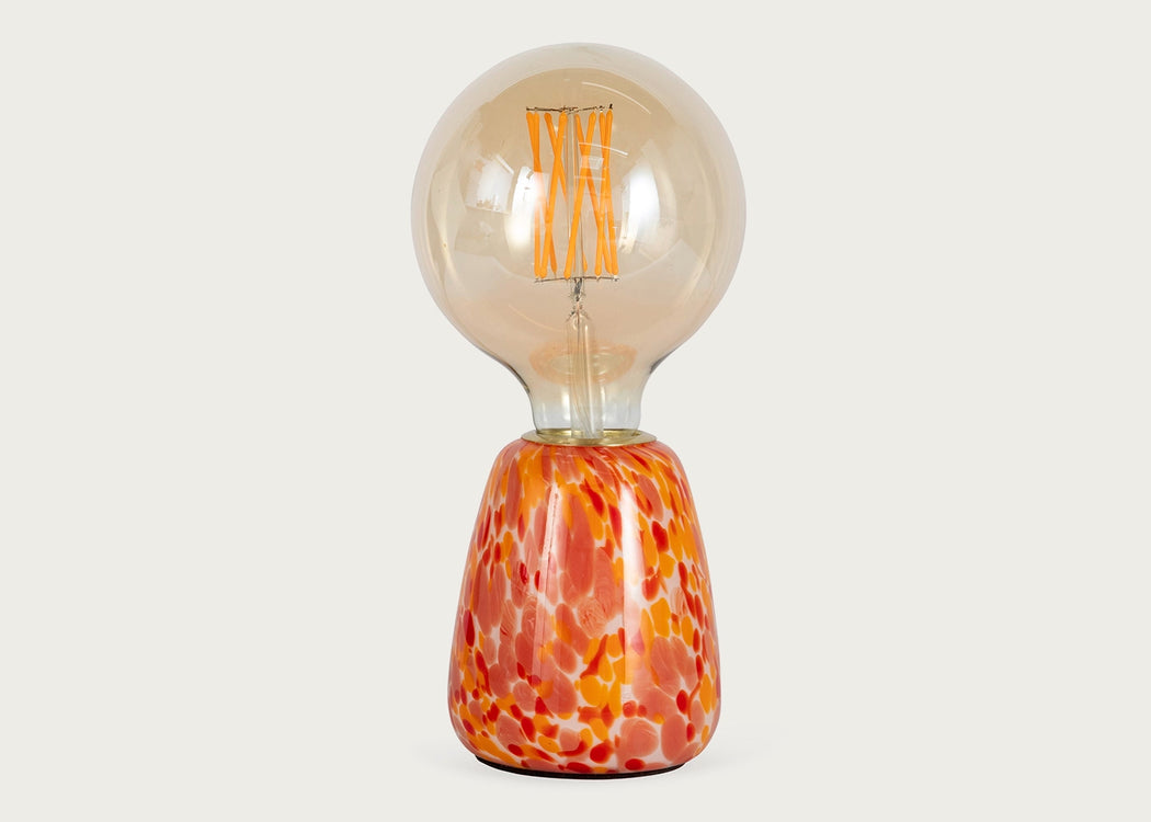 Confetti Glass Table Lamp Turquoise
