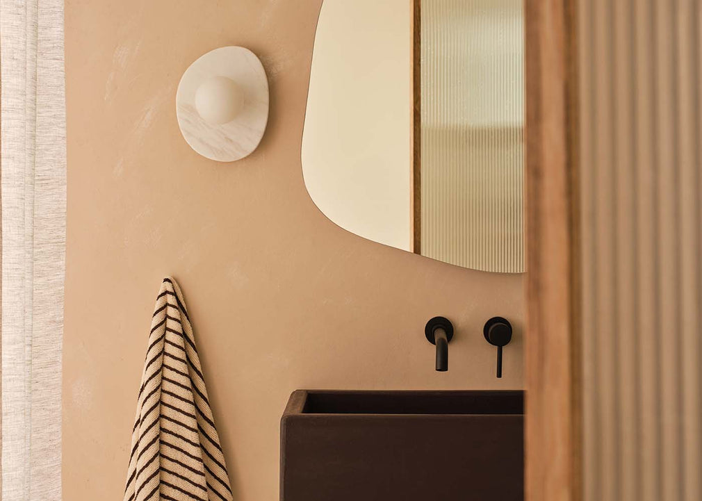 Element IP44 Wall Light Alabaster