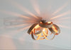Skipper Flush Ceiling Light Oak