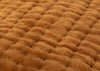 Kantha Velvet Bedspread Toffee 140cm x 200cm
