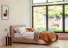 Kantha Velvet Bedspread Toffee 140cm x 200cm