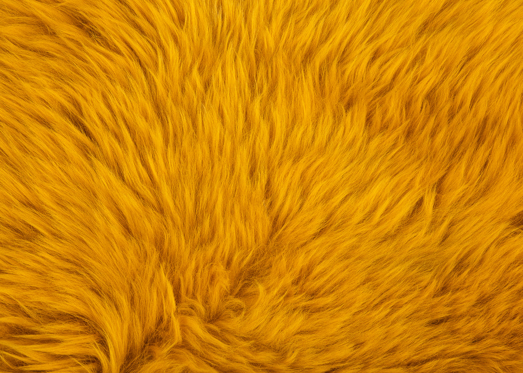 New Zealand Long Wool Sheepskin 90 x 60cm Rosa