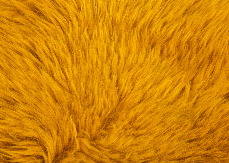 New Zealand Long Wool Sheepskin 90 x 60cm Rosa