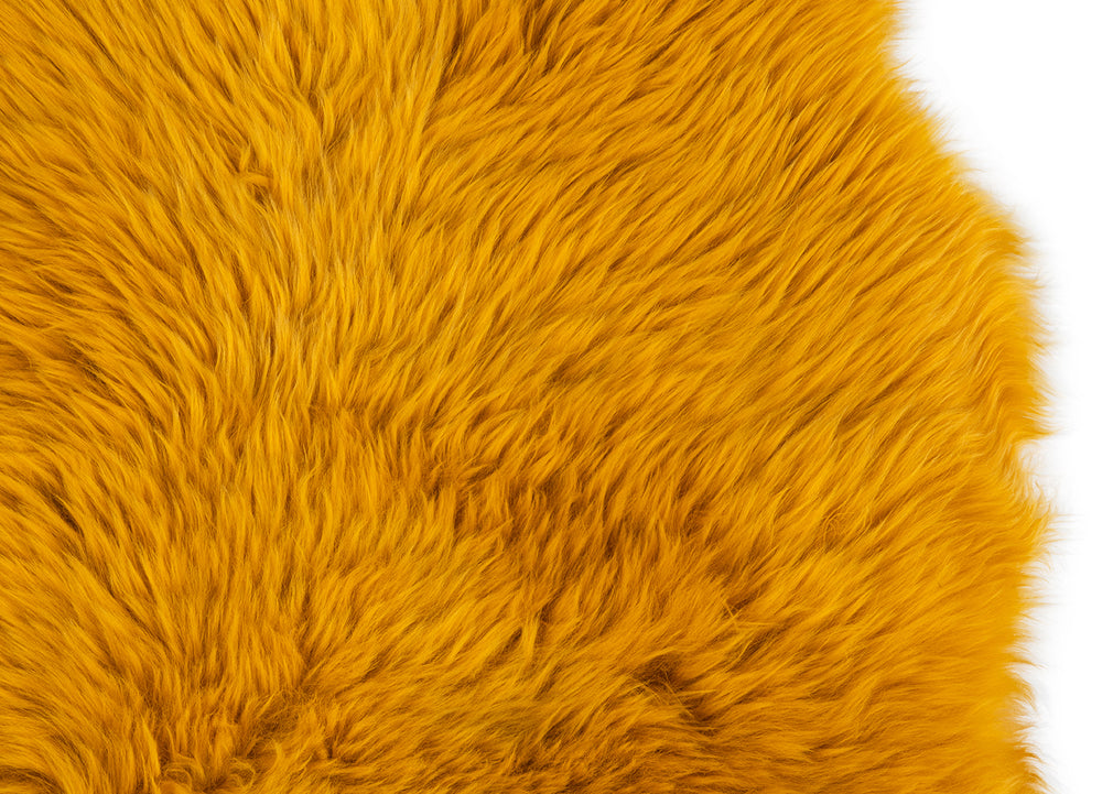 New Zealand Long Wool Sheepskin 90 x 60cm Rosa