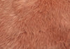 New Zealand Long Wool Sheepskin 90 x 60cm Rosa