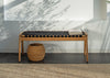Klupa Bench Black Webbing / 120cm
