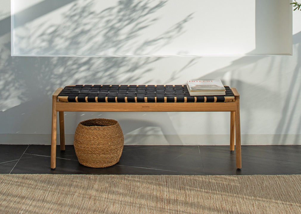 Klupa Bench Black Webbing / 120cm
