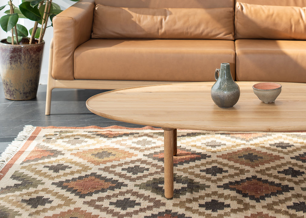 Mu Coffee Table 120 x 65cm / White Oiled Oak