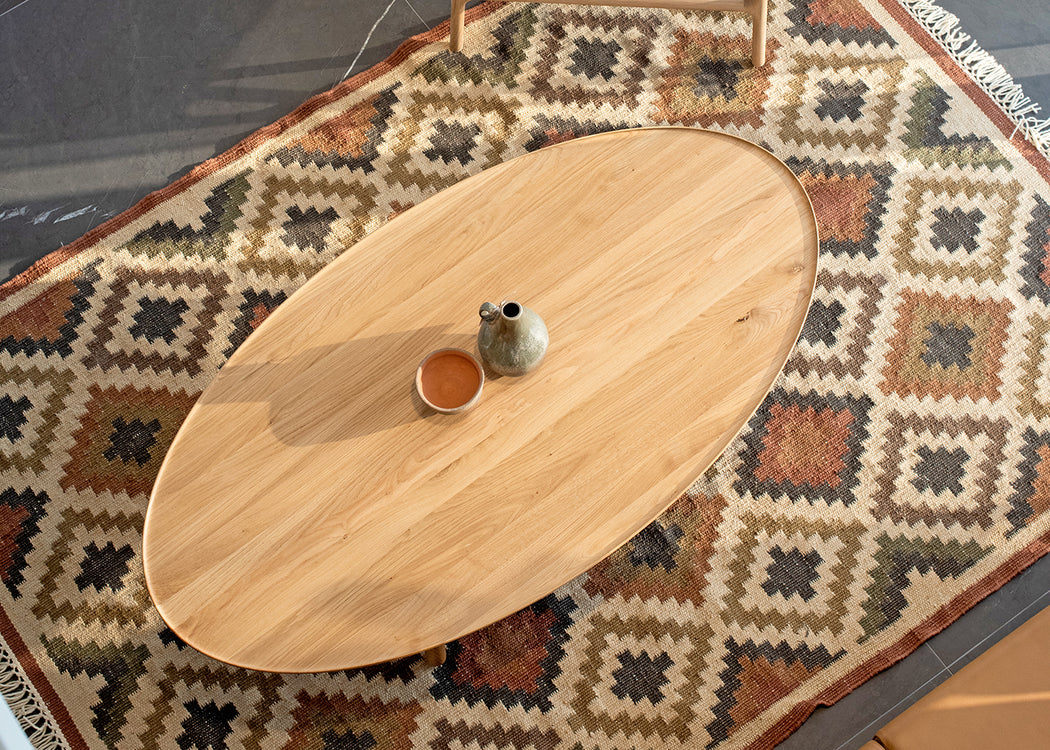 Mu Coffee Table 120 x 65cm / White Oiled Oak