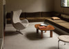 Egg Chair Grace Leather Walnut