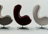 Egg Chair Grace Leather Walnut