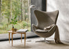 Egg Chair Grace Leather Walnut
