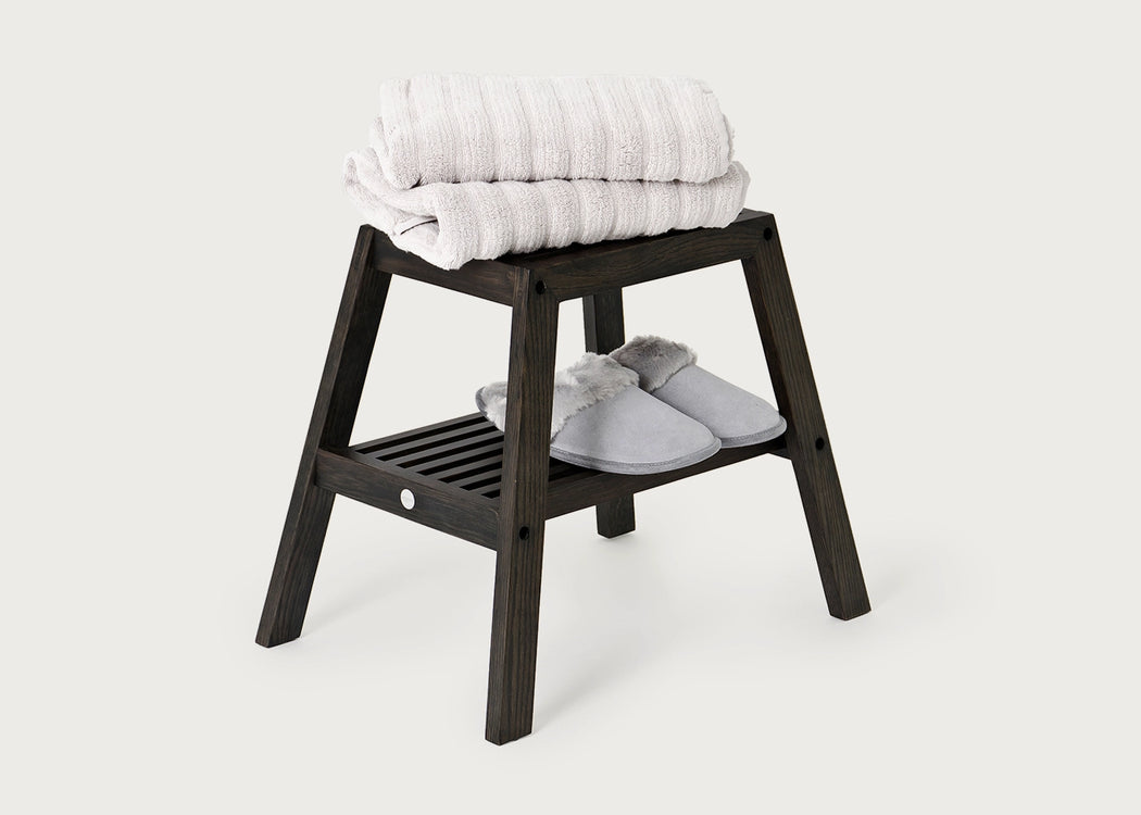 Slatted Stool Dark Oak
