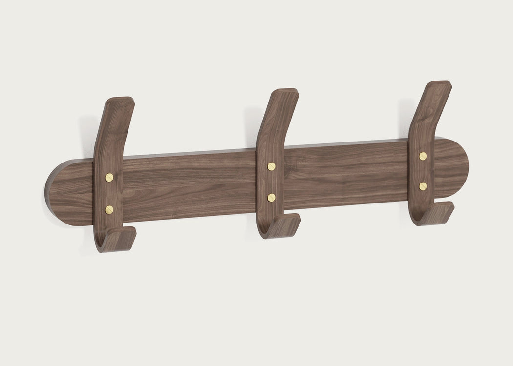 Left Hook Natural Oak 3 Hooks / Natural Oak