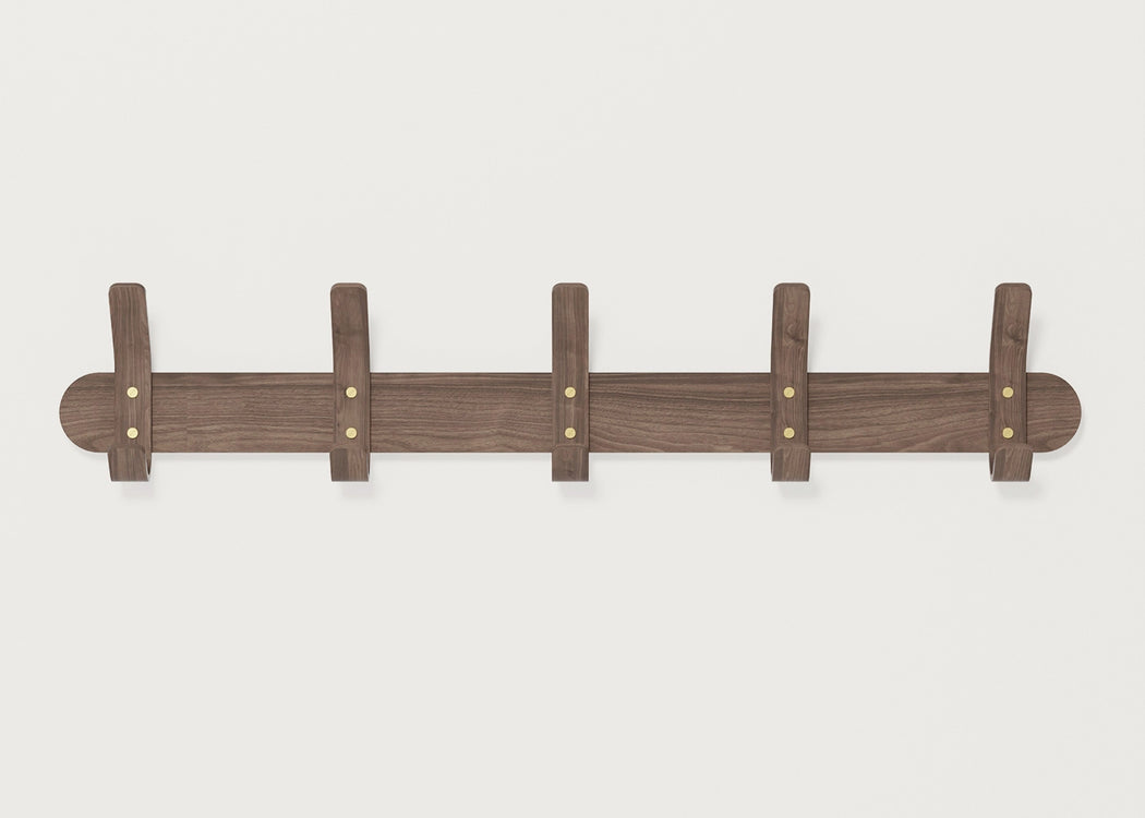 Left Hook Natural Oak 3 Hooks / Natural Oak