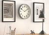 Number Four Wall Clock Asparagus Green
