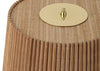 9205 Table Lamp Brass & Canvas