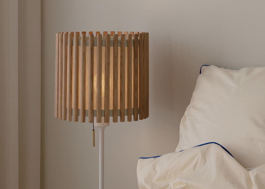 Komorebi Easyfit Circle Lamp Shade Oak