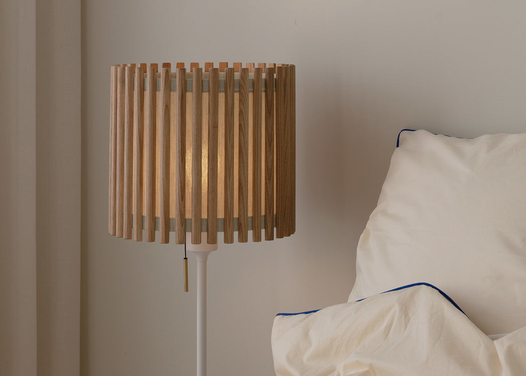 Komorebi Easyfit Circle Lamp Shade Oak