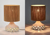 Oya Table Lamp Brown Cord Shade