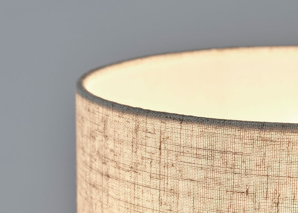 Oya Table Lamp Brown Cord Shade