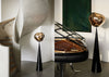 Melt LED Cone Fat Floor Lamp Smoke