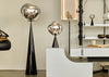 Melt LED Cone Fat Table Lamp Smoke