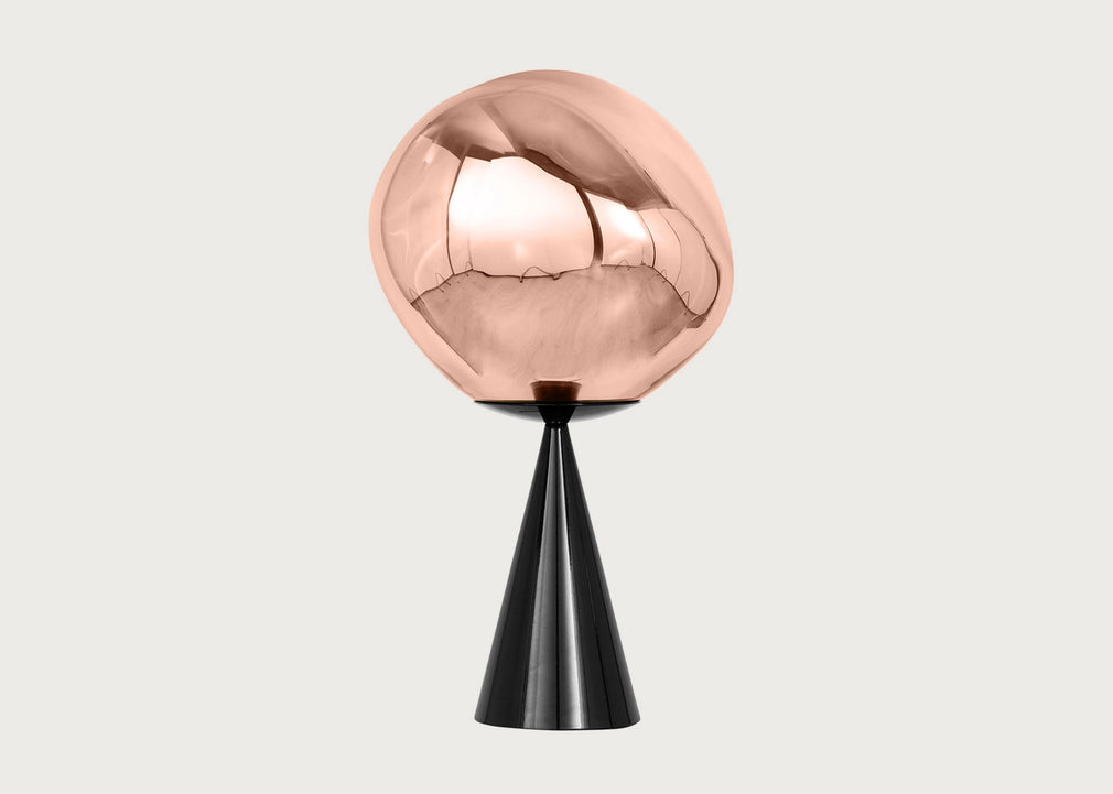 Melt LED Cone Fat Table Lamp Bronze