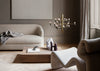 2097 Chandelier Pendant Light 2097/18 / Chrome / Clear