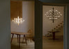 2097 Chandelier Pendant Light 2097/18 / Chrome / Clear