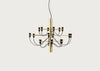 2097 Chandelier Pendant Light 2097/18 / Chrome / Clear