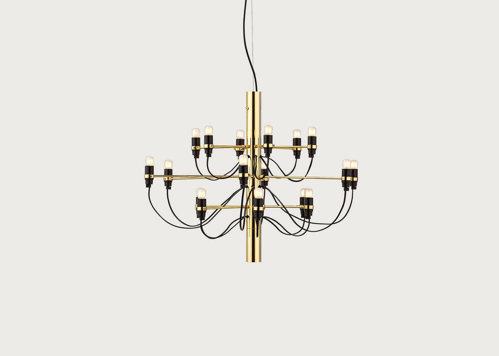 2097 Chandelier Pendant Light 2097/18 / Chrome / Clear