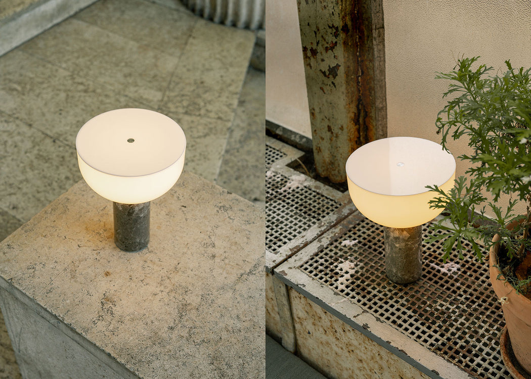 Kizu LED Portable Table Lamp Gris Du Marais