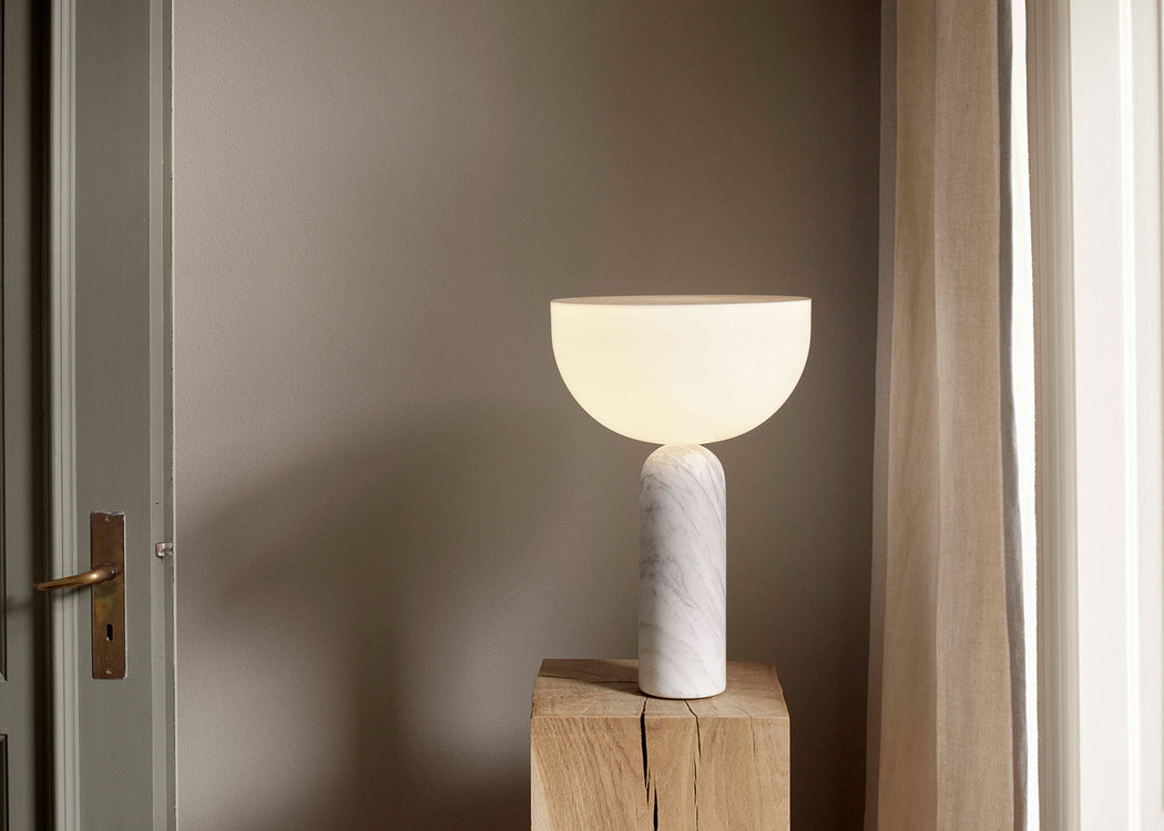 Kizu Table Lamp White Marble / Large