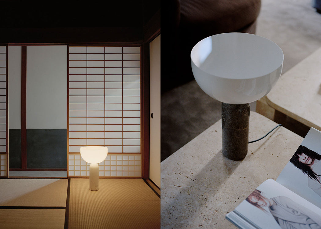 Kizu Table Lamp White Marble / Large