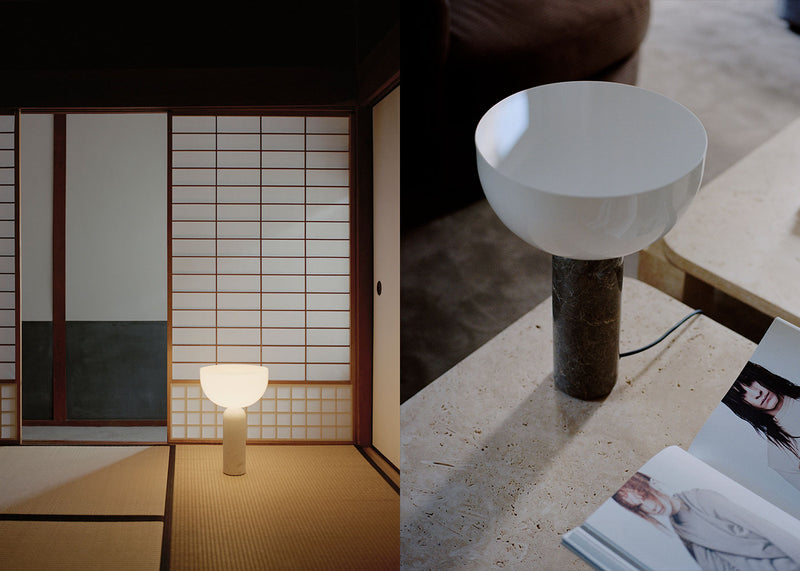 Kizu Table Lamp White Marble / Large
