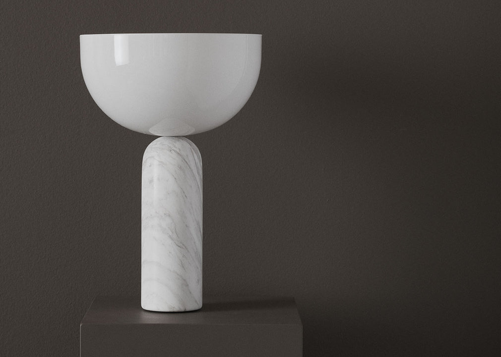 Kizu Table Lamp White Marble / Large