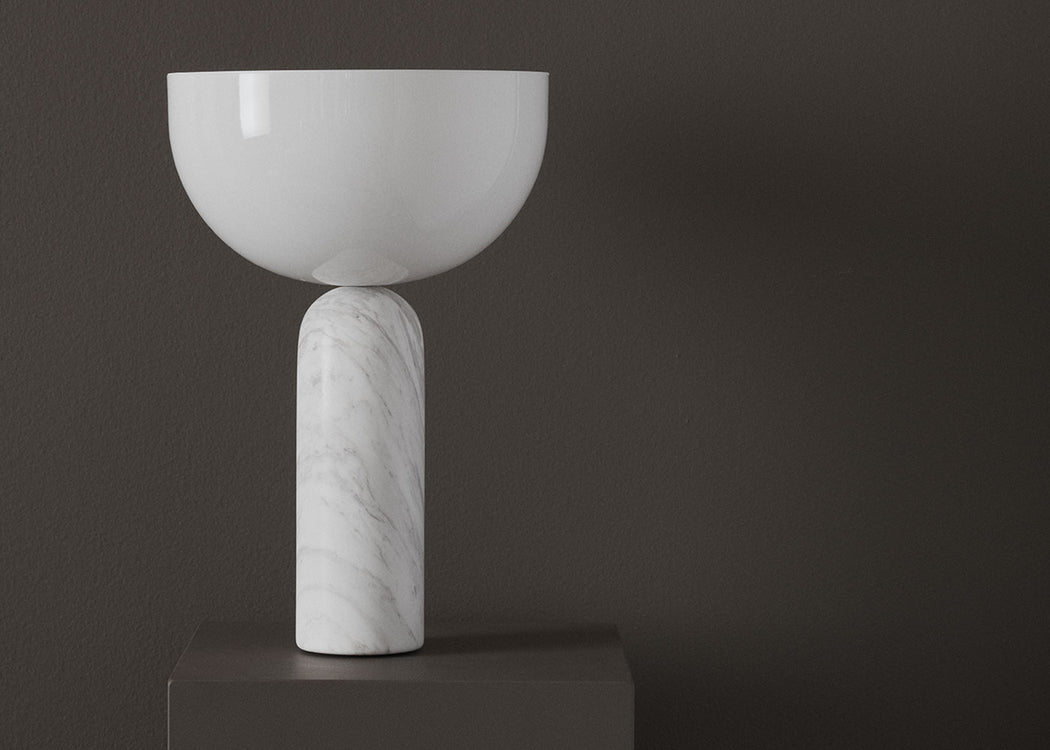Kizu Table Lamp White Marble / Large