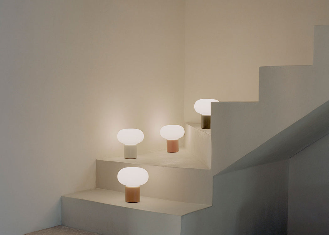 Karl-Johan LED Portable Table Lamp Earth Red