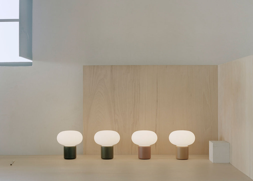 Karl-Johan LED Portable Table Lamp Earth Red