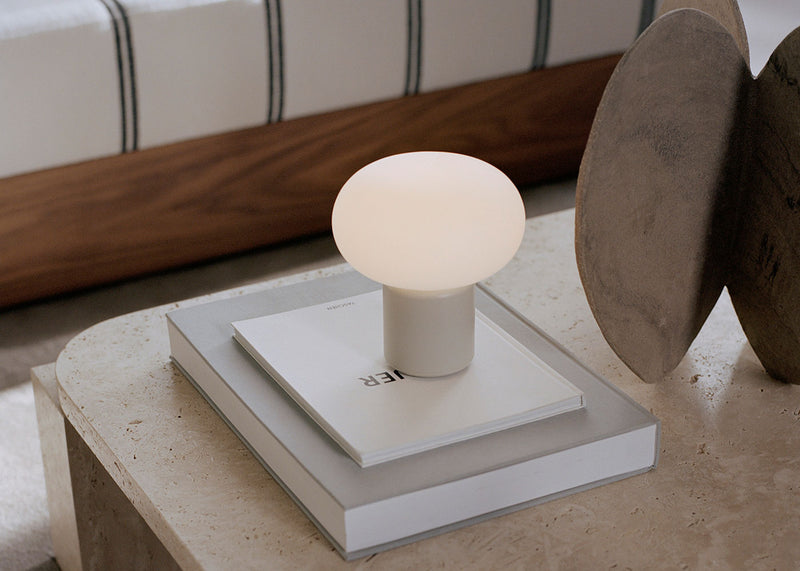 Karl-Johan LED Portable Table Lamp Earth Red